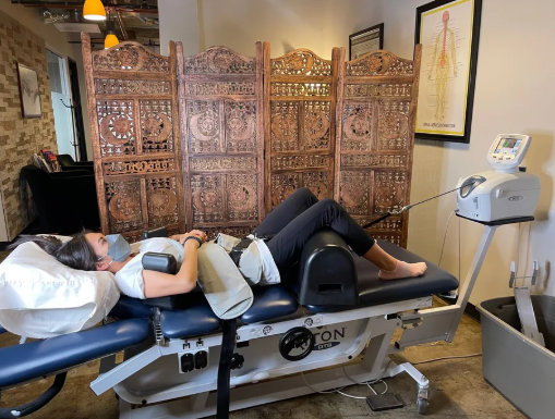 Spinal Traction Therapy at Peachtree Wellness Chiropractic Atlanta